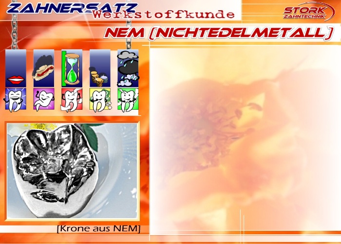 NEM (Nichtedelmetall) Legierungen